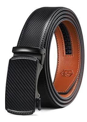 Men Black Solid Genuine Leather Formal Belt