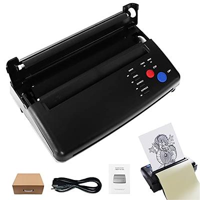 LifeBasis Thermal Copier Tattoo Stencil Transfer Copier Printer Tattoo  Transfer Machine with 30PCS Stencil Sheets Tattoo Stencil Printer for Men  and