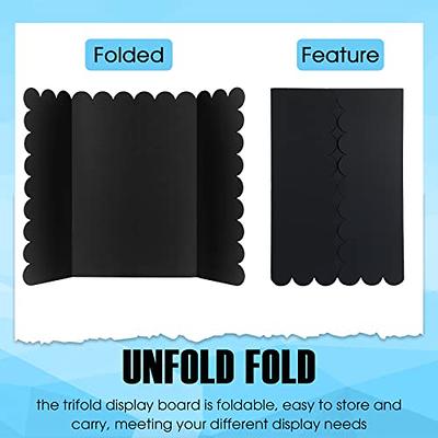 5 Pcs Tri Fold Poster Boards 22 x 14 Presentation Board 3 Fold Display  Board Small Trifold Poster Board Cardboard Exhibition Board School Science  Fair Projects Display Board (Black) - Yahoo Shopping