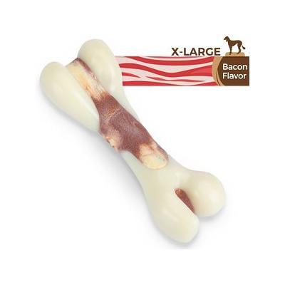 Nylabone Strong Chew Rubber Senior Dog Chew Toy Beef Flavor X-Large/Souper  - 50+ lbs, Orange (1 Count)