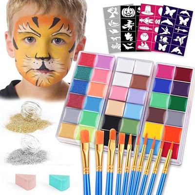 8 Color Face Body Paint Oil Painting Art Make Up Tool Professional Party  Kit #2 Arts And Crafts for Kids Ages 8-12 Girls Drawing 