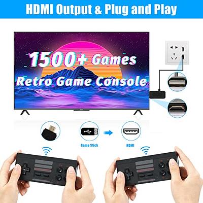 N-Game Stick, Wireless Retro Game Console, 2023 New Game Console, New Game  Stick Lite 2023 Best Childhood Memories, Built in 20000+ Games, 9 Classic