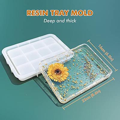 Blossom Silicone Resin Jewelry Box Mold, 1 Set