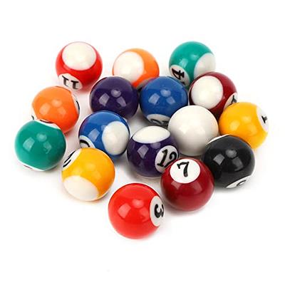 Toys Pool Ball Billiards Theme 1 Super Bouncy Ball Balls Pool Games Toy  Set (16 Piece Set)