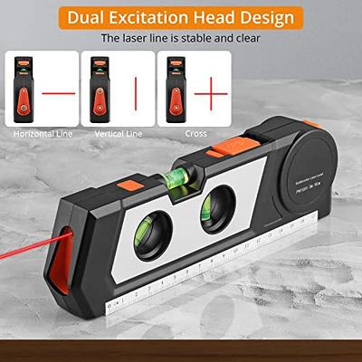 HUEPAR LS41G - Green Cross Line Self-leveling Multi-Line Laser Level-Four  Vertical and One 360° Horizontal Lines with Plumb Dot
