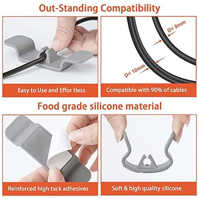 Adhesive Cable Clip Silicone Cord Organizer for Appliances