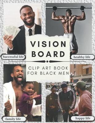 Vision Board Clip Art Book For Black Teen Girls: Vision Board Supplies For  Teens