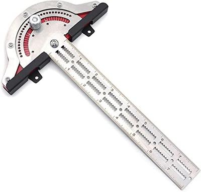 Multifunctional Scribing Ruler Woodworking Circular Drawing Tool