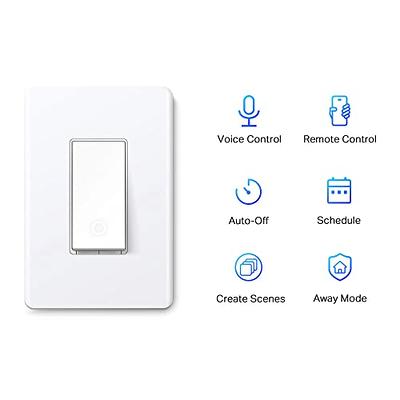 OHMAX Smart Switch, Single Pole (Not 3-Way) 2.4Ghz WiFi Smart Light Switch  for Lights Compatible with Alexa and Google Home, Neutral Wire Required,  Voice Control, UL Certified (1 Pack) - Yahoo Shopping