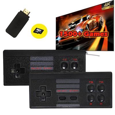 Retro Game Console, Nostalgia Video Game, Retro Game Stick Plug and Play  Built-in 20,000+ Games, 4K HDMI Output, and 2.4GHz Wireless Controller(64G)  