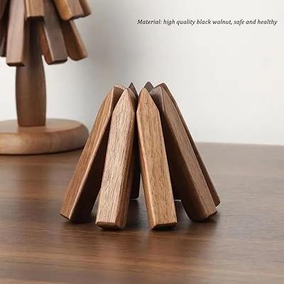 Wood Hot Pads Trivet Non Slip Durable Heat Resistant Pads for