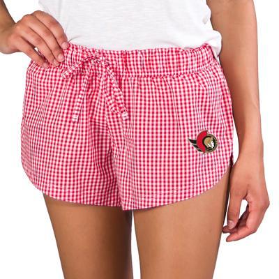 Women's Concepts Sport Navy/White Vancouver Canucks Tradition Woven Shorts Size: Medium