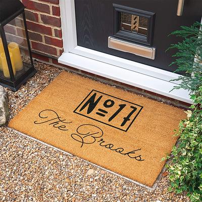 Large Door Mat, 24 X 36 Inch Welcome Mat, Custom Double Doormat,  Personalized Doormat, Custom Last Name Doormat, Housewarming Door Mat 
