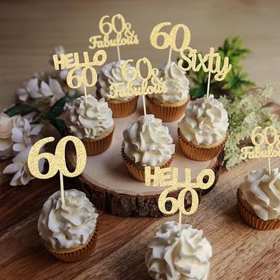 Gyufise 1Pcs 50 & Fabulous Cake Toppers Rose Gold 50 Birthday Anniversary  Cake Toppers for 50 Birthday Anniversary Party Decorations Happy 50th  Birthday Cake Decorations Supplies 50 Fabulous