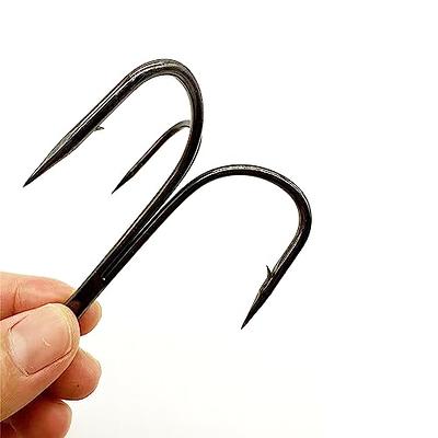 INFOF 50pcs/lot Carp Fishing Hook Treble Hooks pesca Sharp Triple Hook  Fishhook Saltwater Terminal Tackle Size 16-12/0