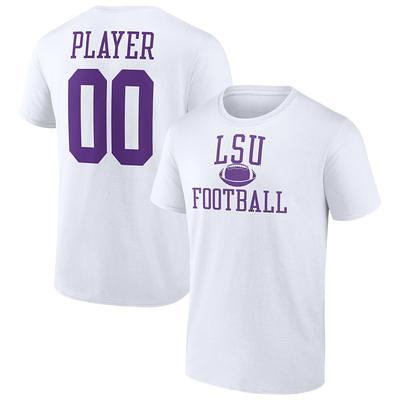 Men's Nike White LSU Tigers Football Custom Game Jersey