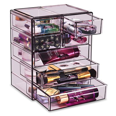Large Capacity Makeup Organizer Cosmetics Display Case Elegant