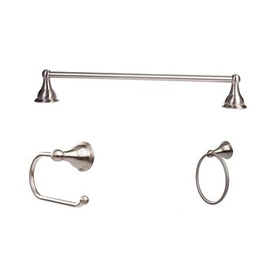 Delta Sandover 18-in Spotshield Brushed Nickel Wall Mount Single Towel Bar  in the Towel Bars department at