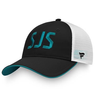 San Jose Sharks Fanatics Branded Team Logo Pride Adjustable Hat - Black