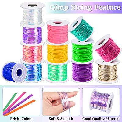 cridoz Lanyard String, Boondoggle String Kit with 20 Rolls Plastic Lacing  Cord and 50Pcs Keychain lanyard Accessories, Gimp String Lanyard Weaving Kit  for Keychain Crafts, Bracelet and Lanyards - Yahoo Shopping