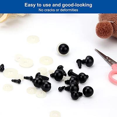 Safety Eyes for Amigurumi Crochet 6-16mm - RuWfpz 6 Sizes Stuffed Animal  Eyes with Washers, 244Pcs Black Plastic Crochet Eyes for Doll Bear Animal -  Yahoo Shopping