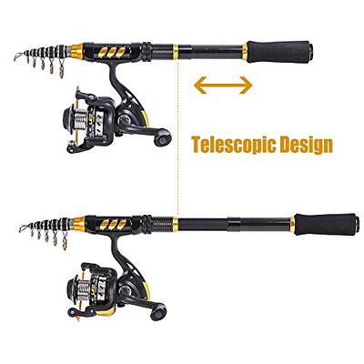 doorslay Fishing Rod and Reel Combos, Carbon Fiber Fishing Pole Combo Set, Telescopic  Rods Spinning Reels Lures Set with Carrier Bag for Freshwater Saltwater Kit  Fishing Gifts for Men Women - Yahoo
