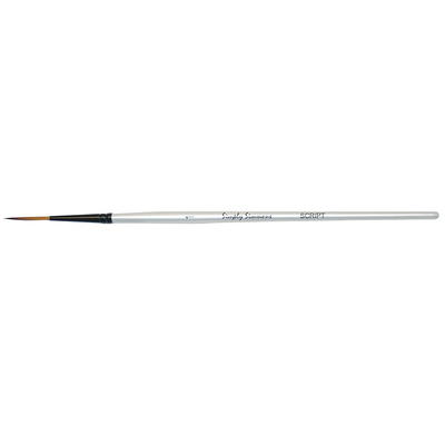 Simply Simmons Extra-Firm Synthetic Long Handle Filbert Brush By Robert  Simmons Paint in White, 4