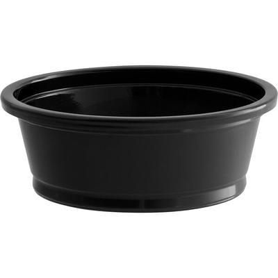 Pactiv Newspring E506 ELLIPSO 6 oz. Oval Plastic Souffle / Portion Cup with  Lid - 500/Case