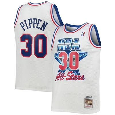 adidas Chicago Bulls #33 Scottie Pippen White Hardwood Classics Swingman  Throwback Basketball Jersey