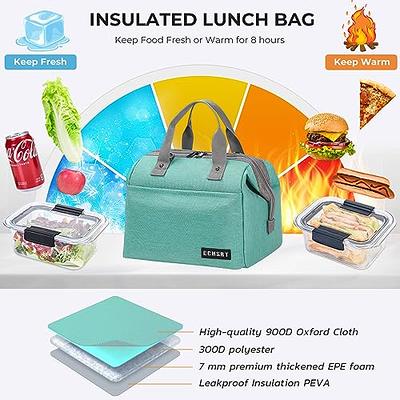 Insulated Lunch Bag Reusable Lunch Box Tote Bag for Women, Men