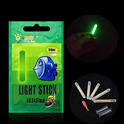 50pcs Fishing Glow Sticks Luminescent Bright Bright Glow Sticks Tool