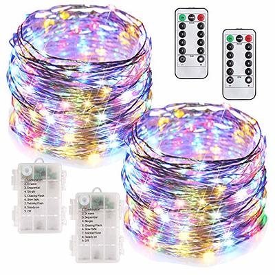 Fairy Lights Battery Operated with Remote Control Timer Waterproof Copper  Wire