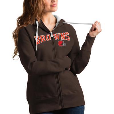 Women's Antigua Heather Black Cleveland Browns Primary Team Logo Course  Full-Zip Jacket - Yahoo Shopping