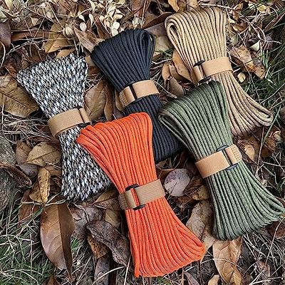 KOKKOYA 4-in-1 Survival Paracord 550 Paracord 550 Fire Cord Paracord 10  Strand, 5/32 Diameter US Military Type III 550 Parachute Cord with  Integrated