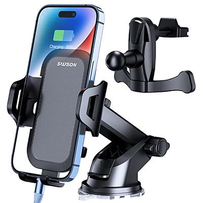 ATUMTEK Tripod Adapter for Mobile Phone Universal Holder for Smartphones  with 2 Cold Shoes and 1/4 Standard Screw, Rotates 360 ° and Tilts 180 °,  Compatible with All Phones 