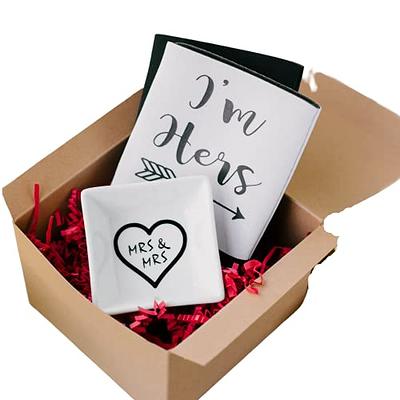 Personalized Bridal Shower Gift Wedding Couple Gift Set of Infinity Sy –  Julies Heart