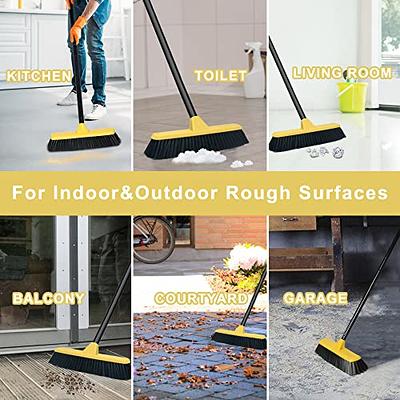 Push Broom Indoor Outdoor Floor Scrub Brush