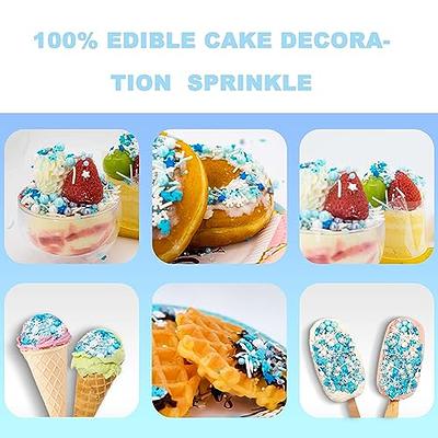 Edible White Pearl Sugar Sprinkles Candy 120g/ 4.2oz Baking Cake Sprinkles  Cupcake Toppers Ice Cream Toppings Cookie Decorations Wedding Party