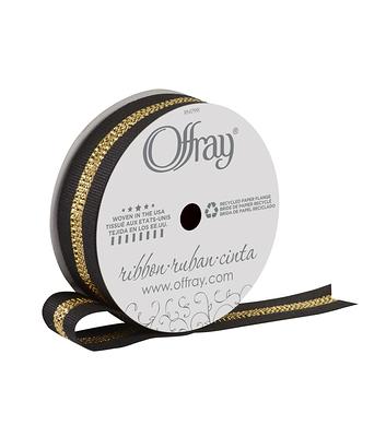 Offray Velvet Ribbon 3/8 Black