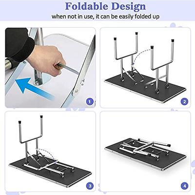 Unovivy unovivy dog/pet grooming table foldable height adjustable