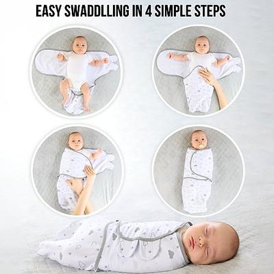 Organic Baby Swaddle Sleep Sacks - 3-Pack (Newborn), 0-3 Months <  Huntingmama