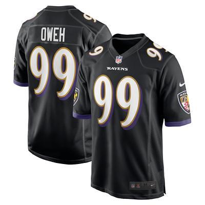 Tashawn Manning Men's Nike Black Baltimore Ravens Alternate Custom Game Jersey