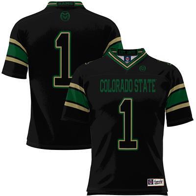 Men's ProSphere #1 White Colorado Buffaloes Endzone Football Jersey