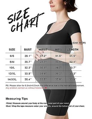 POSHDIVAH Women's Maternity Jumpsuit Square Neck Bodysuit Pregnancy T Shirt  Tops Short Sleeve Romper : : Clothing, Shoes & Accessories