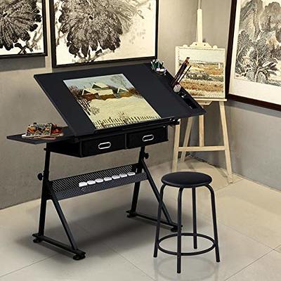 Topeakmart Drafting Table for Artists, Height Adjustable Drawing Draft Desk,  Tiltable Tabletop, Art Craft Work Station with Extra Board for Diamond  Painting Sewing Graphic Designere - Yahoo Shopping