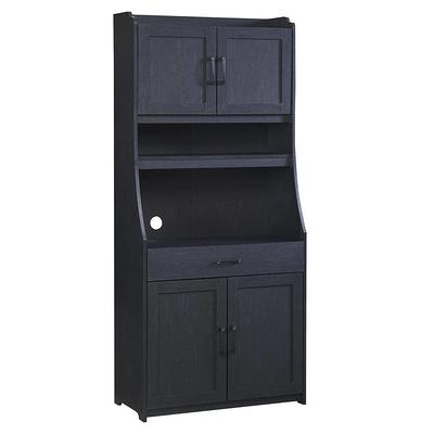 Costway 17-Tier Kitchen Pantry Cabinet with 2 Doors and 6 Adjustable Shelves