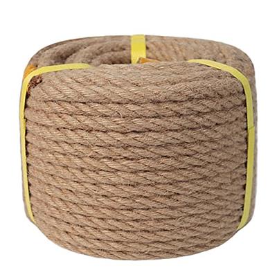 CRAYZA Jute Rope 100 Feet 8mm Thick Hemp Rope Strong Jute Twine for DIY  Crafts, Cat Scratch Post, Gardening, Home Decorating - Yahoo Shopping