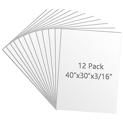 FVIEXE 16Pack 11.7 x 16.5 Inch Foam Board, 5MM Thick Foam Core Boards White  Poster Board, Acid Free, Rigid, Craft Foam Board Sheets for Mounting,  Modelling, Art, Display, Presentation, School Projects - Yahoo Shopping