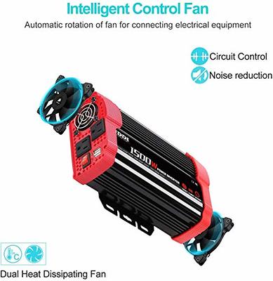 Inverter, 1500w Car Power Inverter Usb Charger Converter Adapter