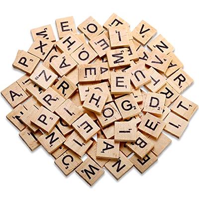 Coloch 1000PCS Wood Scrabble Letters, Wood Letter Tiles A-Z Capital Letters  for Crafts, Pendants, Spelling, Gift Decoration, Making Alphabet Coasters  and Scrabble Crossword Game, 10 Sets - Yahoo Shopping